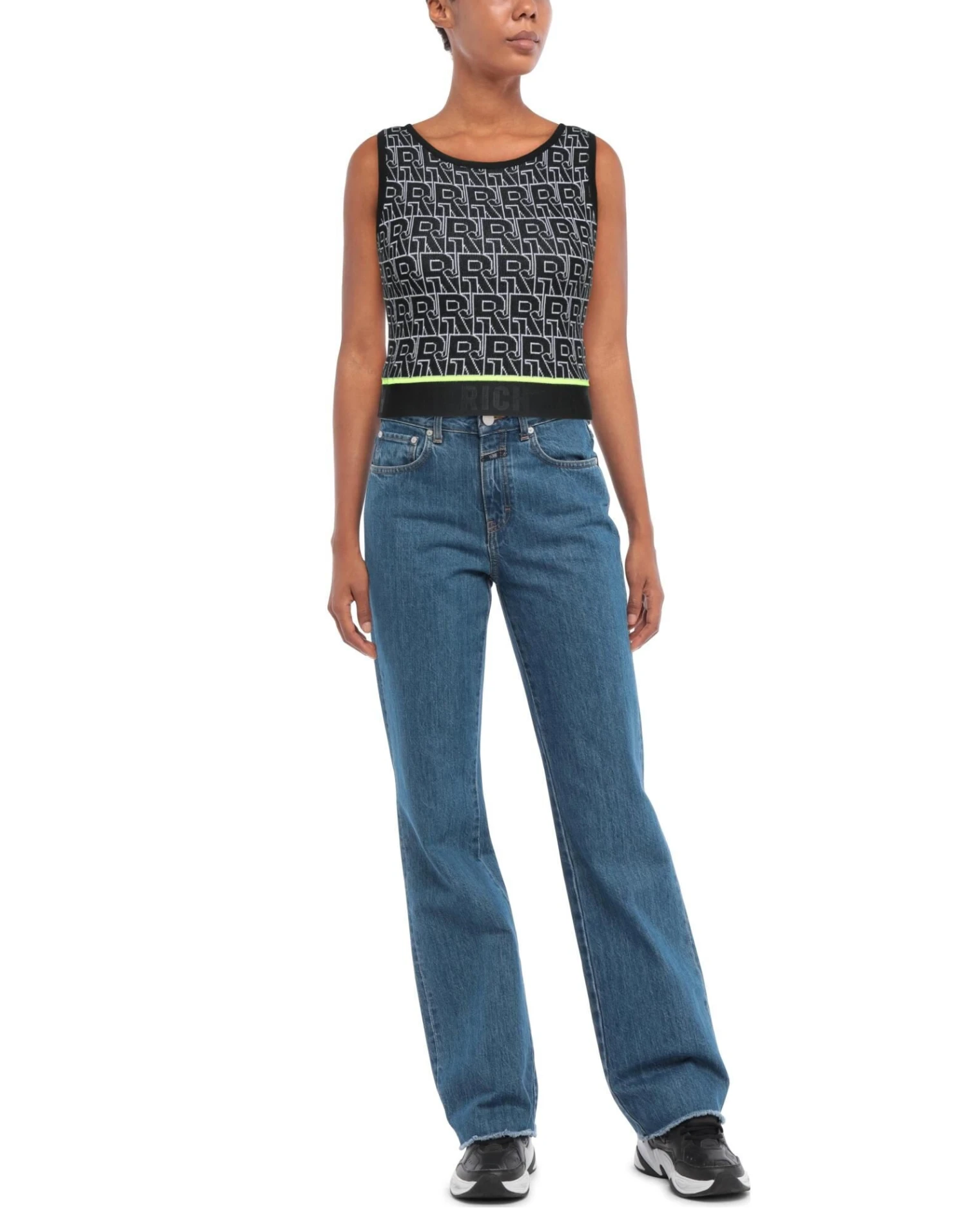 JOHN RICHMOND | Top Schwarz Damen 4 JOHN RICHMOND | Top Schwarz Damen – Bild 2