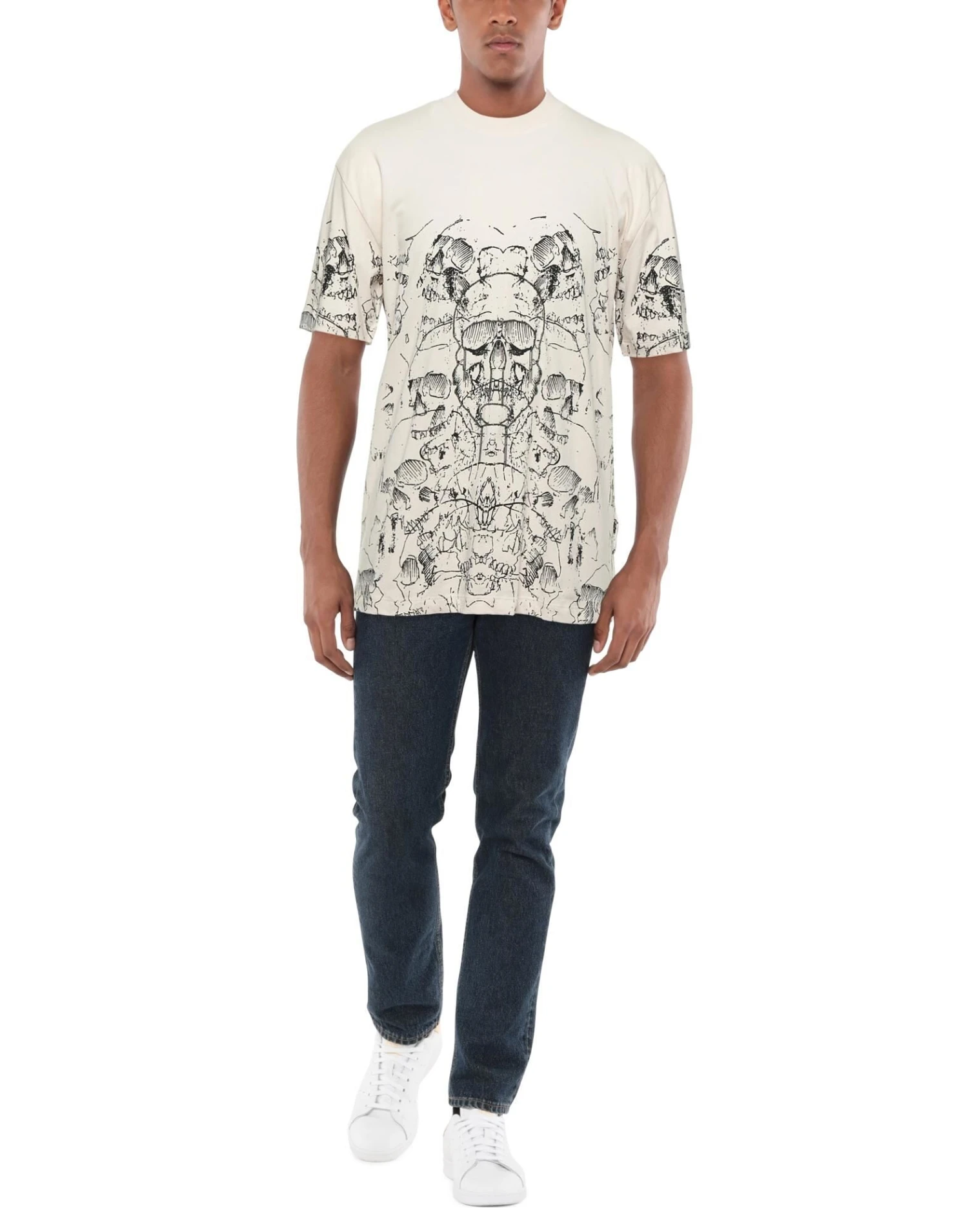 JOHN RICHMOND | T-shirt Elfenbein Herren 4 JOHN RICHMOND | T-shirt Elfenbein Herren – Bild 2