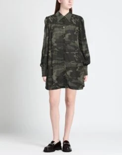 JOHN RICHMOND | Kurzes Kleid Militärgrün Damen 5 JOHN RICHMOND | Kurzes Kleid Militärgrün Damen -JOHN RICHMOND Store 14297439hw 14 r