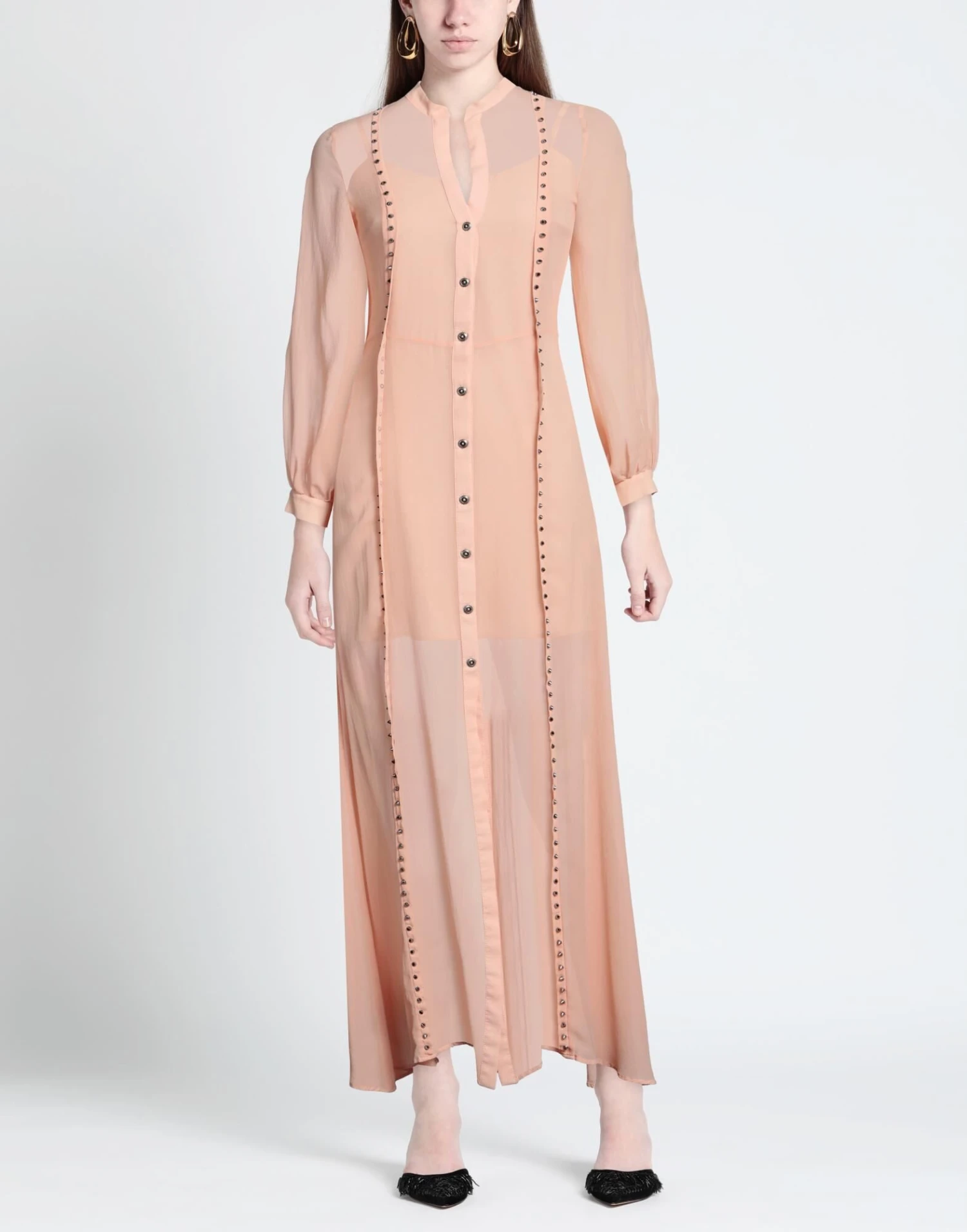 JOHN RICHMOND | Midi-kleid Hellrosa Damen 4 JOHN RICHMOND | Midi-kleid Hellrosa Damen – Bild 2