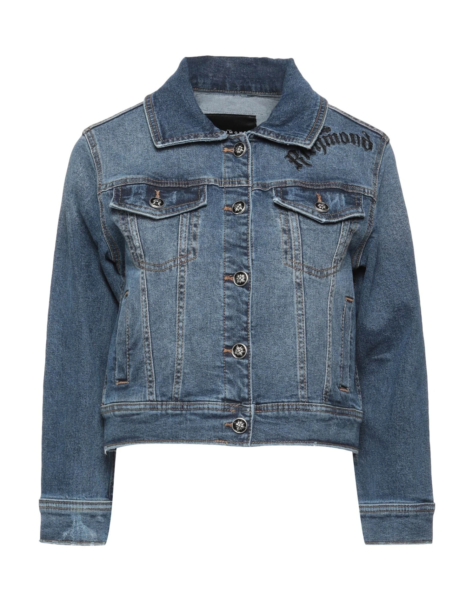 JOHN RICHMOND | Jeansjacke Blau Damen 3 JOHN RICHMOND | Jeansjacke Blau Damen