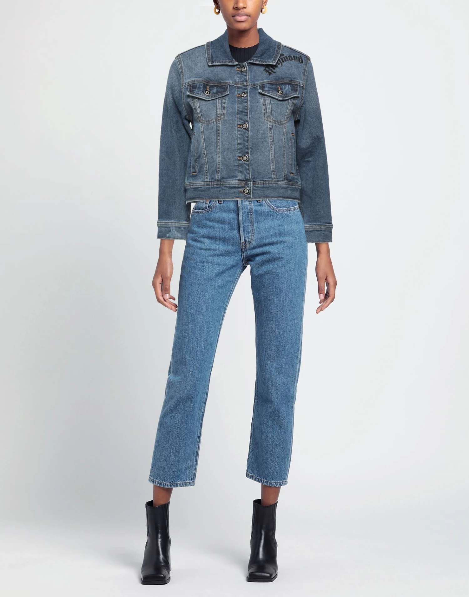 JOHN RICHMOND | Jeansjacke Blau Damen 4 JOHN RICHMOND | Jeansjacke Blau Damen – Bild 2