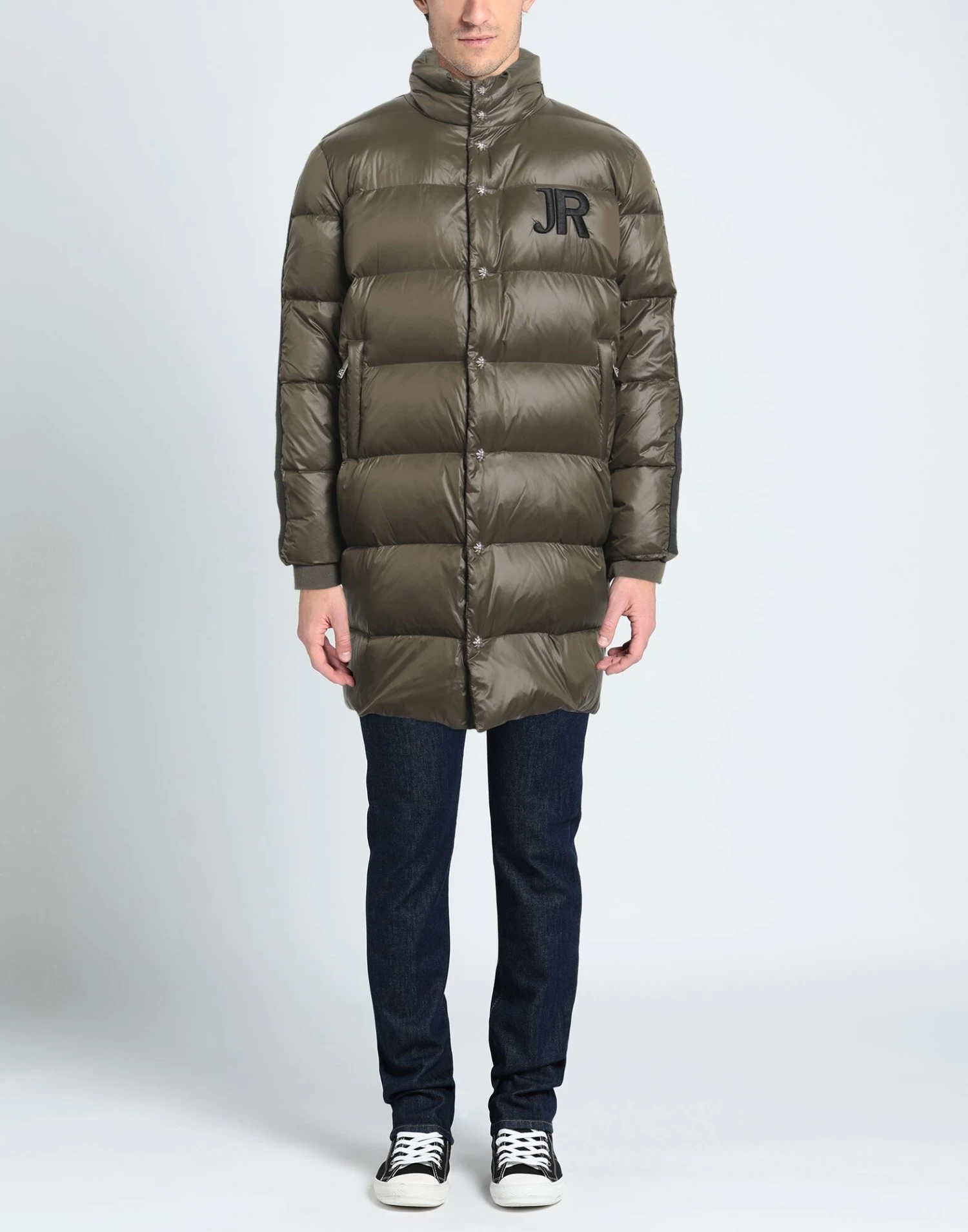 JOHN RICHMOND | Steppjacke Militärgrün Herren 4 JOHN RICHMOND | Steppjacke Militärgrün Herren – Bild 2