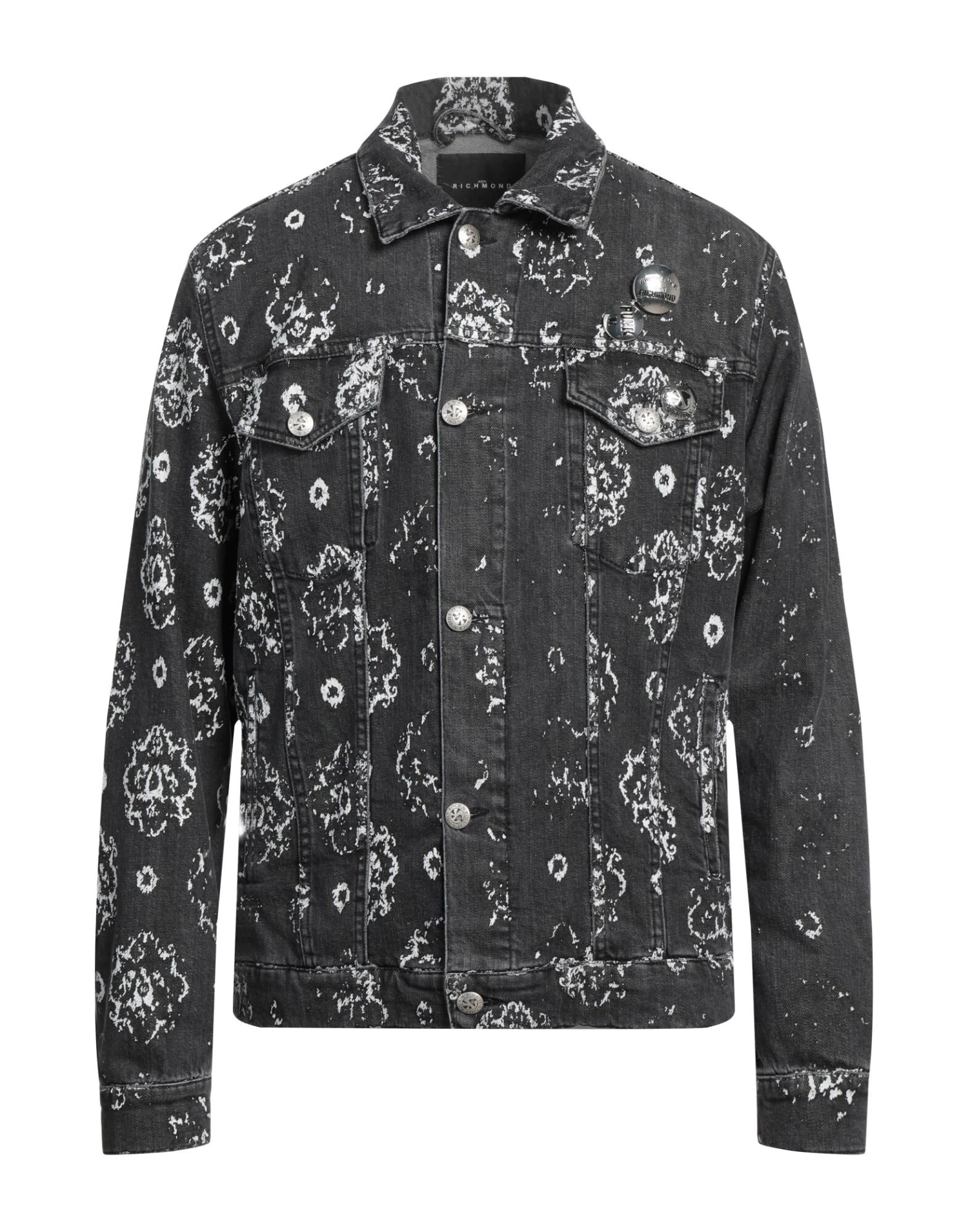 JOHN RICHMOND | Jeansjacke Schwarz Herren 3 JOHN RICHMOND | Jeansjacke Schwarz Herren