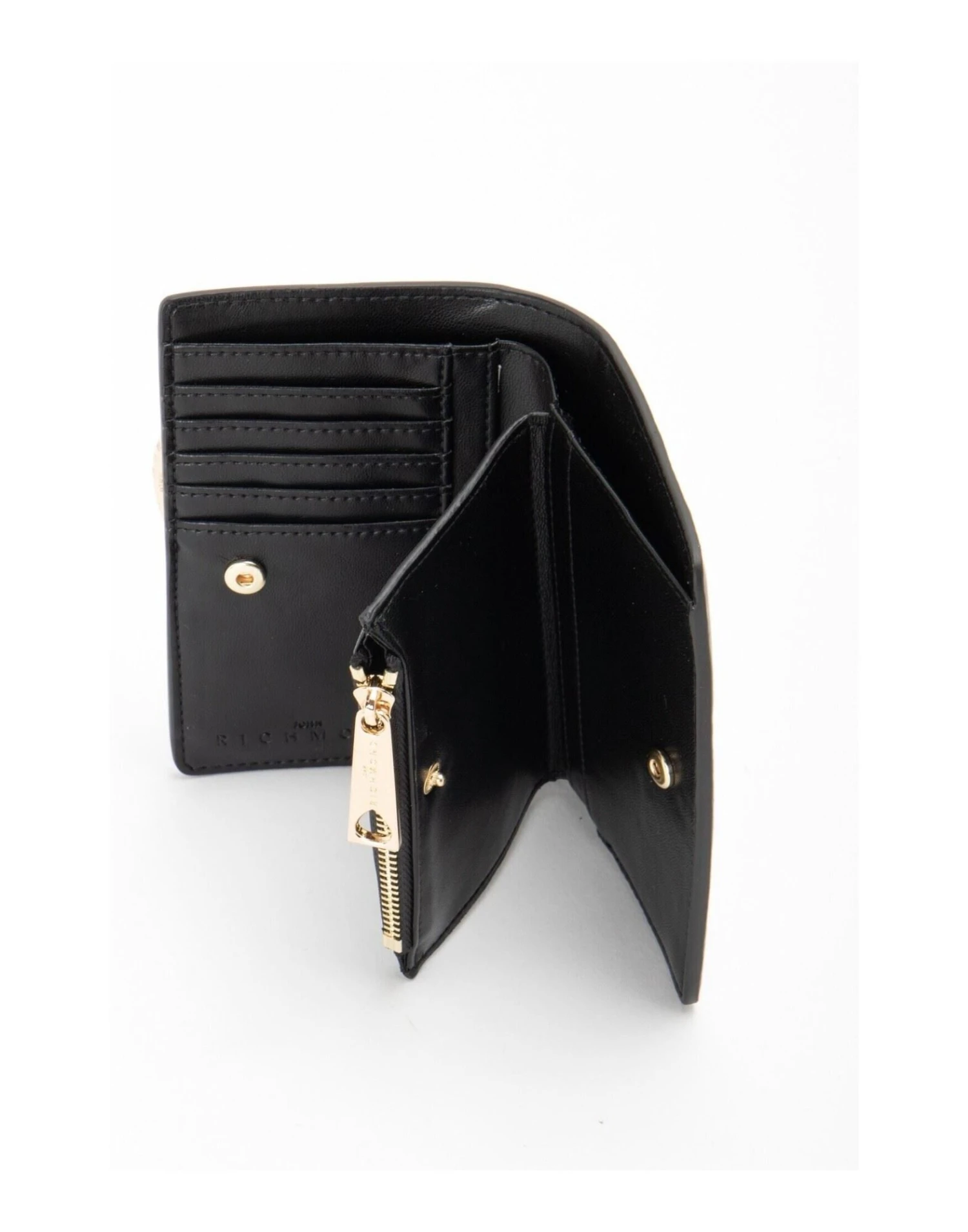 JOHN RICHMOND | Brieftasche Schwarz Damen 4 JOHN RICHMOND | Brieftasche Schwarz Damen – Bild 2